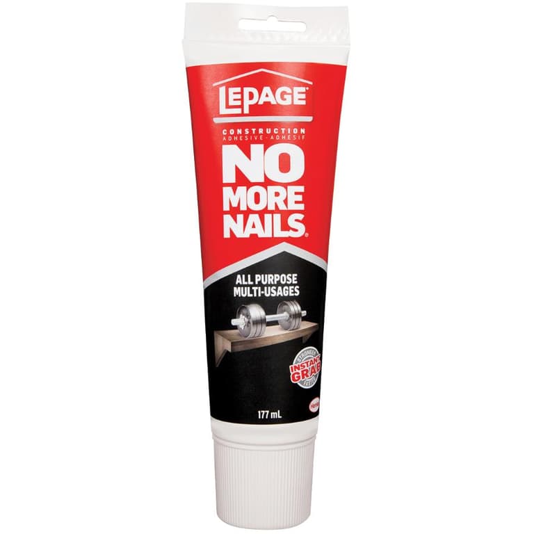 Adhésif de construction tout usage No More Nails, 177 ml Lepage Home