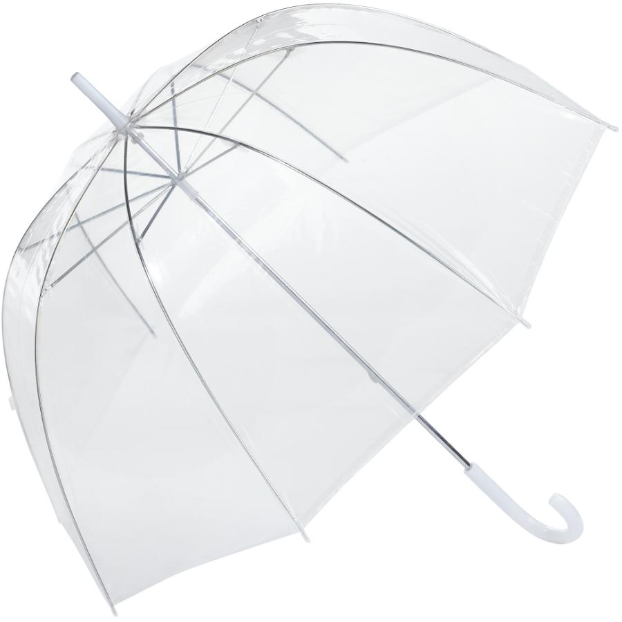 Lot de 4 Rain Parapluies Dôme Birdcage Clair Transparent en Plastique PVC Mariage 