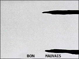 Mauvaise résistance au lessivage