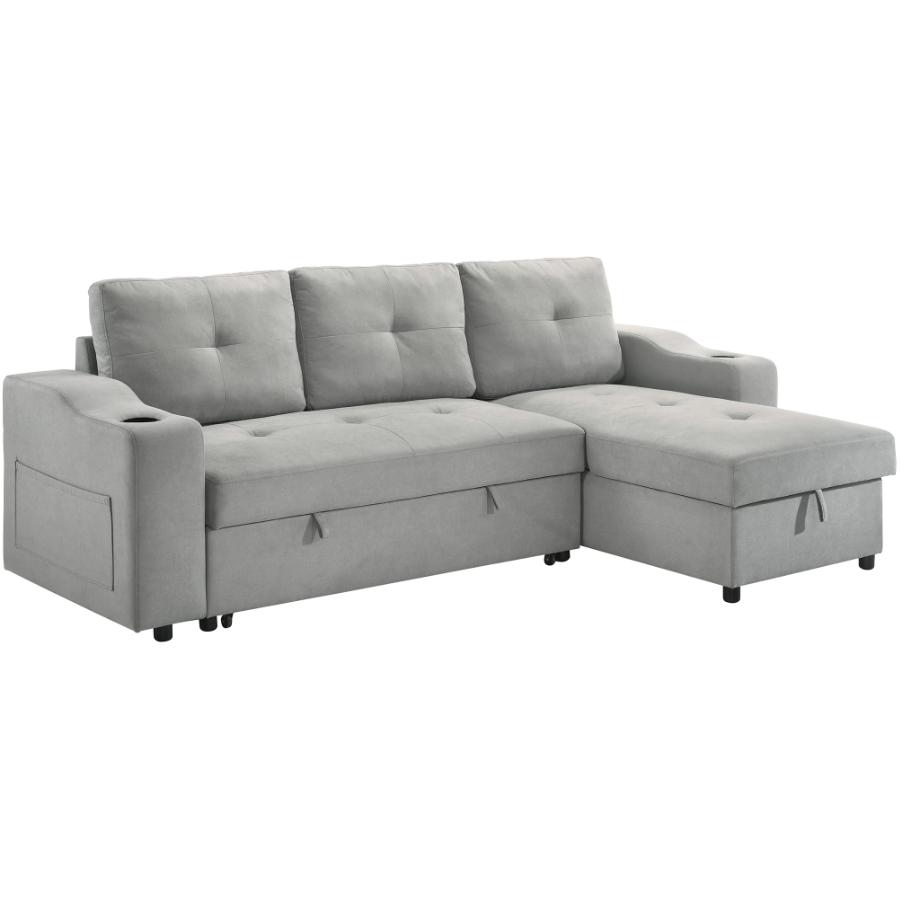 *2nya*① Keenelynn-Exclusive Sofa Chaise - Navy - Right Facing
