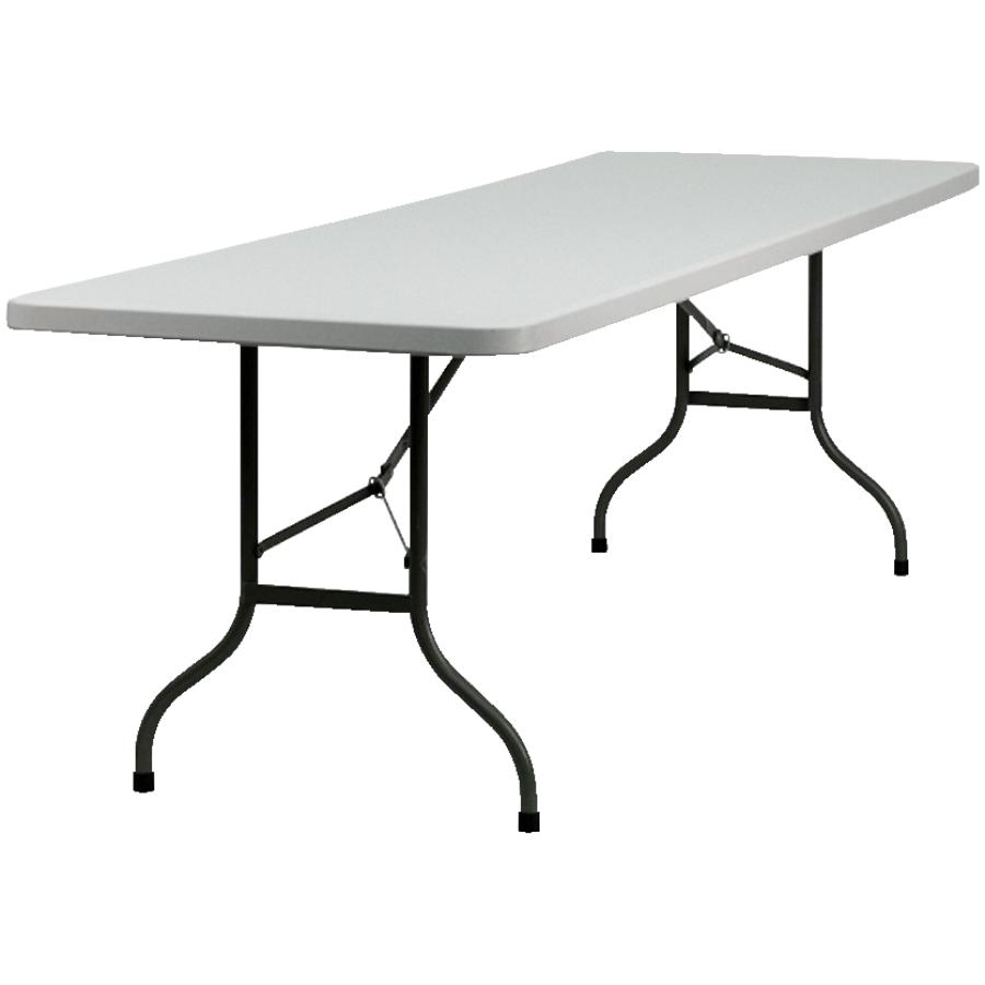 GSC 5 ft. Indoor/Outdoor Centre-Folding Table with Wheels