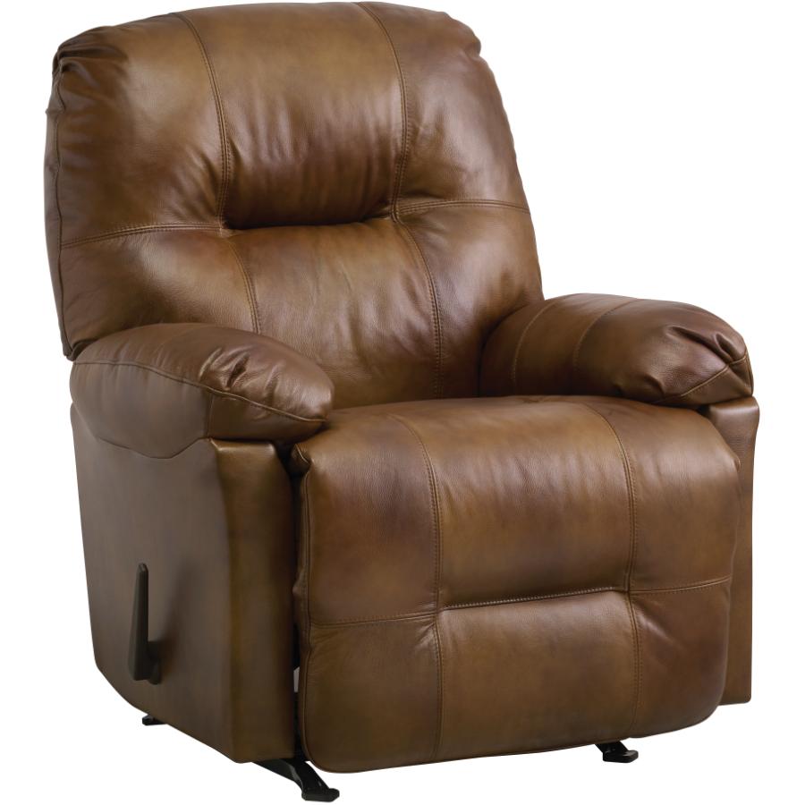 Best Home Furnishings Zaynah Saddle Leather Match Rocker Recliner Home Hardware