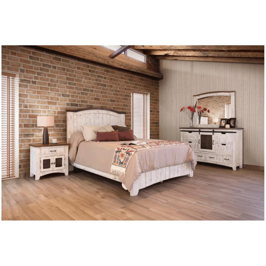 Pueblo white bedroom deals set