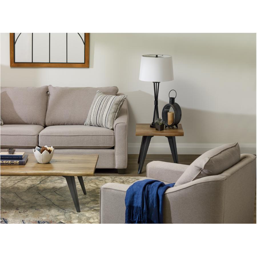 DECOR-REST FURNITURE Chair - Maxie Pewter | Home Furniture