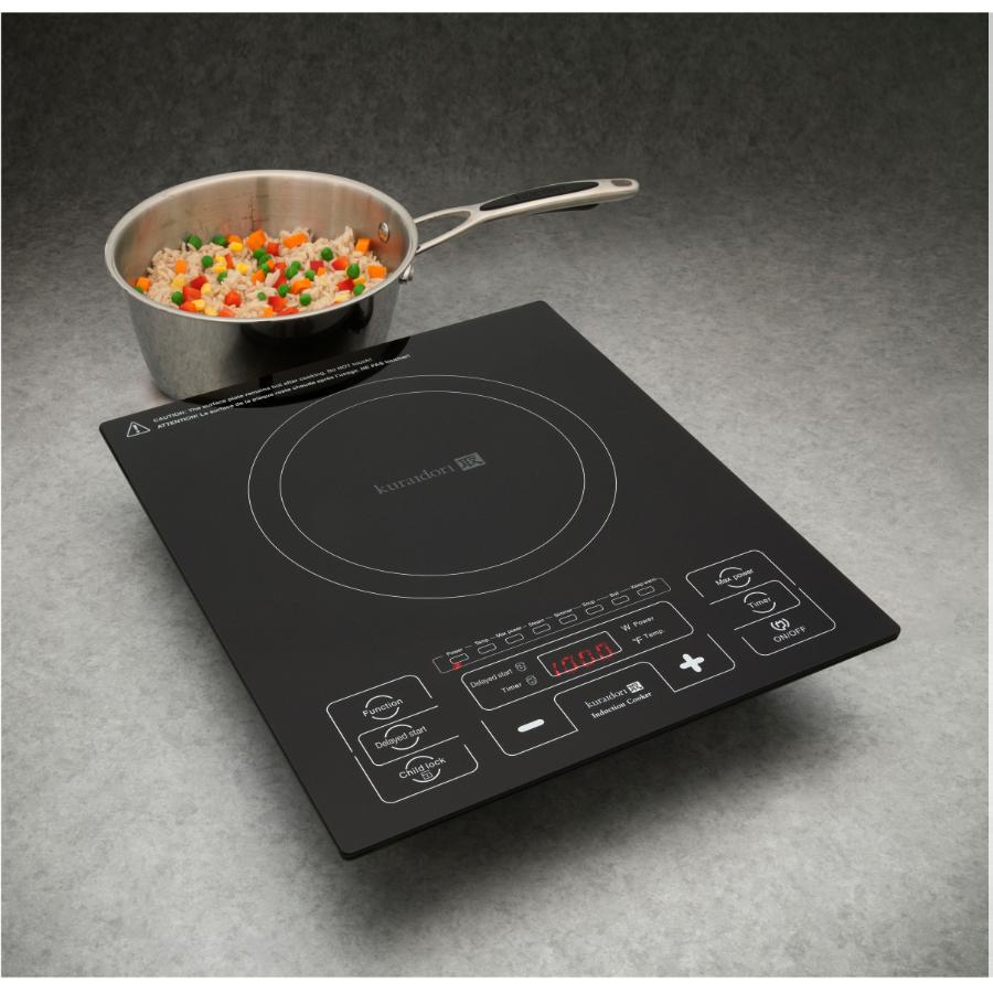 Kuraidori 1800 Watt Smooth Top Single Burner Induction Cooker