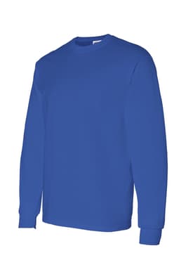 diagonal view of  Long Sleeve Heavy Cotton Tee - FINAL SALE