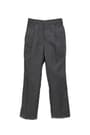 front view of  Flannel Pleated Adjustable Waist Pant - FINAL SALE opens large image - 1 of 1