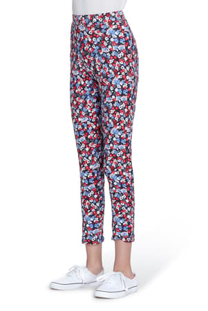front view of  Flower Pattern Legging