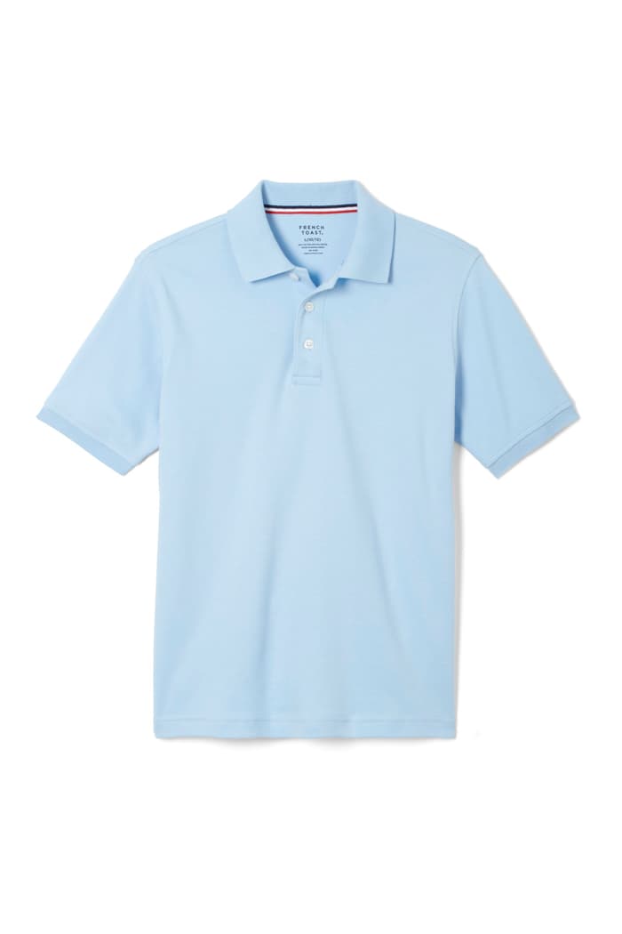 Co-Ed Short Sleeve Interlock Knit Polo - French Toast