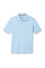 front view of  Short Sleeve Interlock Knit Polo opens large image - 1 of 2