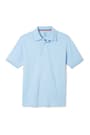 front view of  Short Sleeve Interlock Knit Polo opens large image - 1 of 2