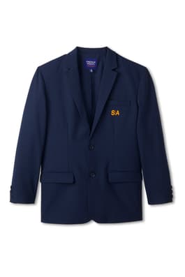 front view of  NEW Classic School Blazer with Success Academy Logo