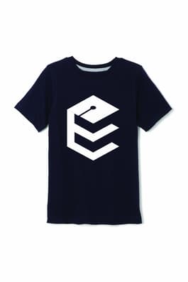 Front view of Ethos Classical short sleeve crewneck tee