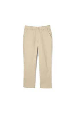 front view of  Straight Fit Comfort Waistband Pant