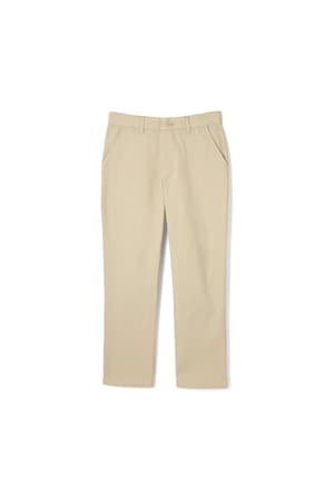 front view of  Straight Fit Comfort Waistband Pant