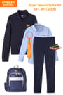 Front view of Boys' New Scholar Kit 1st to 4th Grade (One FREE kit w/code) opens large image - 1 of 7