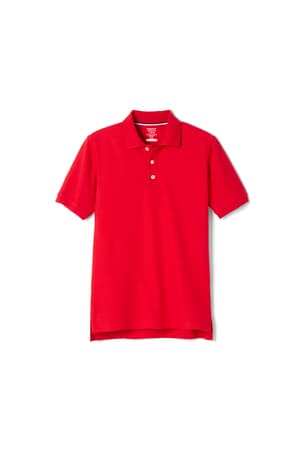 front view of  Short Sleeve Pique Polo