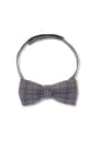 Front view of Plaid Bow Tie opens large image - 1 of 1