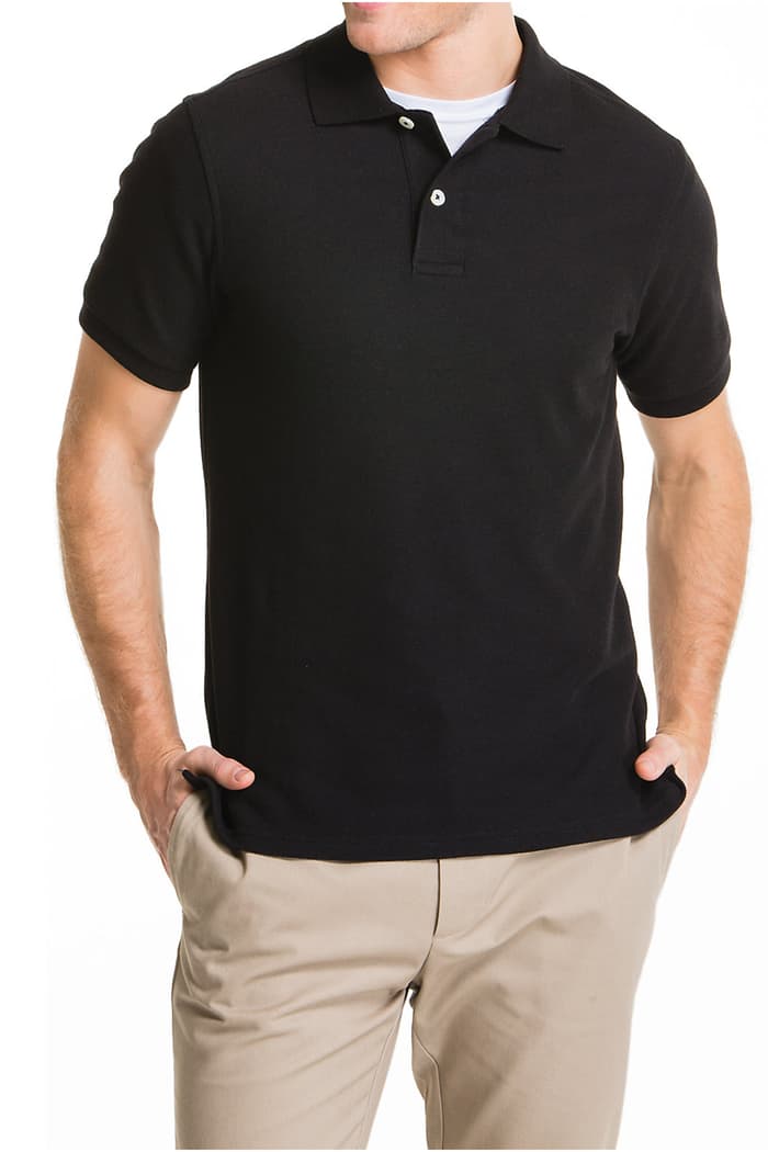 Lee Men's Polo Shirt - Black - XL