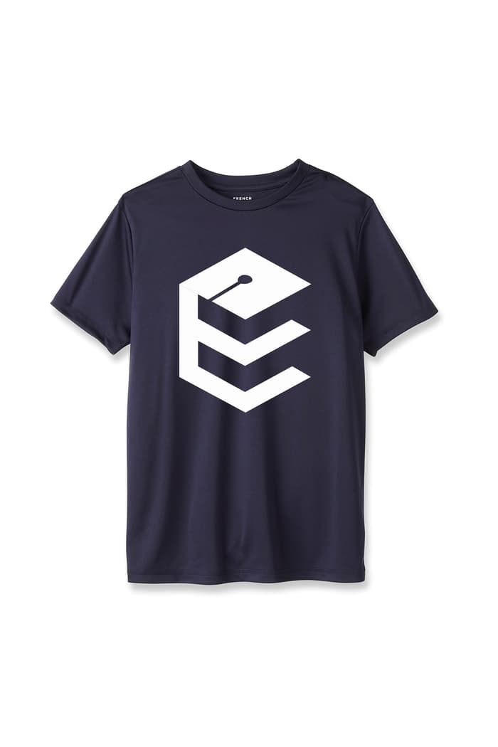 Front view of Ethos Classical short sleeve performance tee
