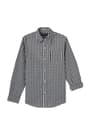 front view of  Long Sleeve Black Check Woven Shirt opens large image - 1 of 1