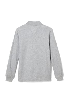 back view of  Porter Gaud Long Sleeve Pique Polo