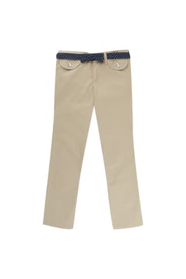 front view of  Bow-Belt Pant