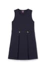 Front view of Pleated Knit Ponte Jumper - FINAL SALE  - 1 of 2