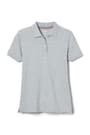 front view of  Porter Gaud Short Sleeve Stretch Pique Polo (Feminine Fit) opens large image - 1 of 2