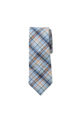 front view of  Plaid 58" Tie