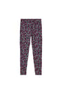 front view of  Navy Flower Printed Legging opens large image - 1 of 1