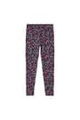 front view of  Navy Flower Printed Legging opens large image - 1 of 1