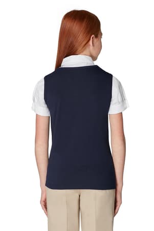 back on figure view of  Short Sleeve 2-in-1  Vest