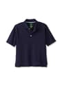 front view of  New! Adaptive Seated Short Sleeve Interlock Polo opens large image - 1 of 2