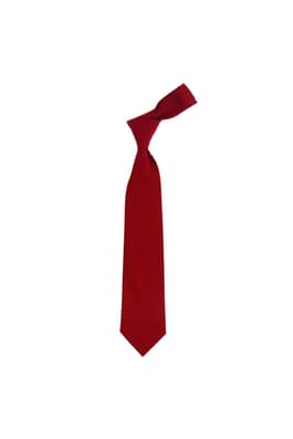 Front view of solid full make tie