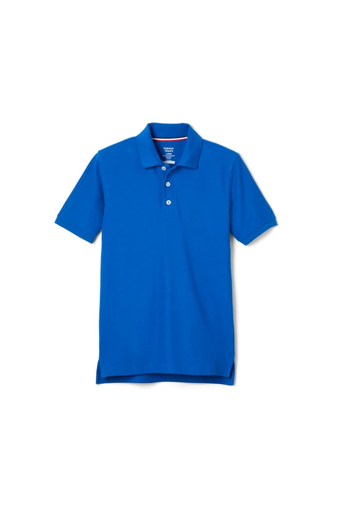 Front view of Short Sleeve Pique Polo 