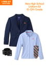 front view of  High School Uniform Kit 10th-12th Grade Option 2 (One FREE kit w/code) opens large image - 1 of 1