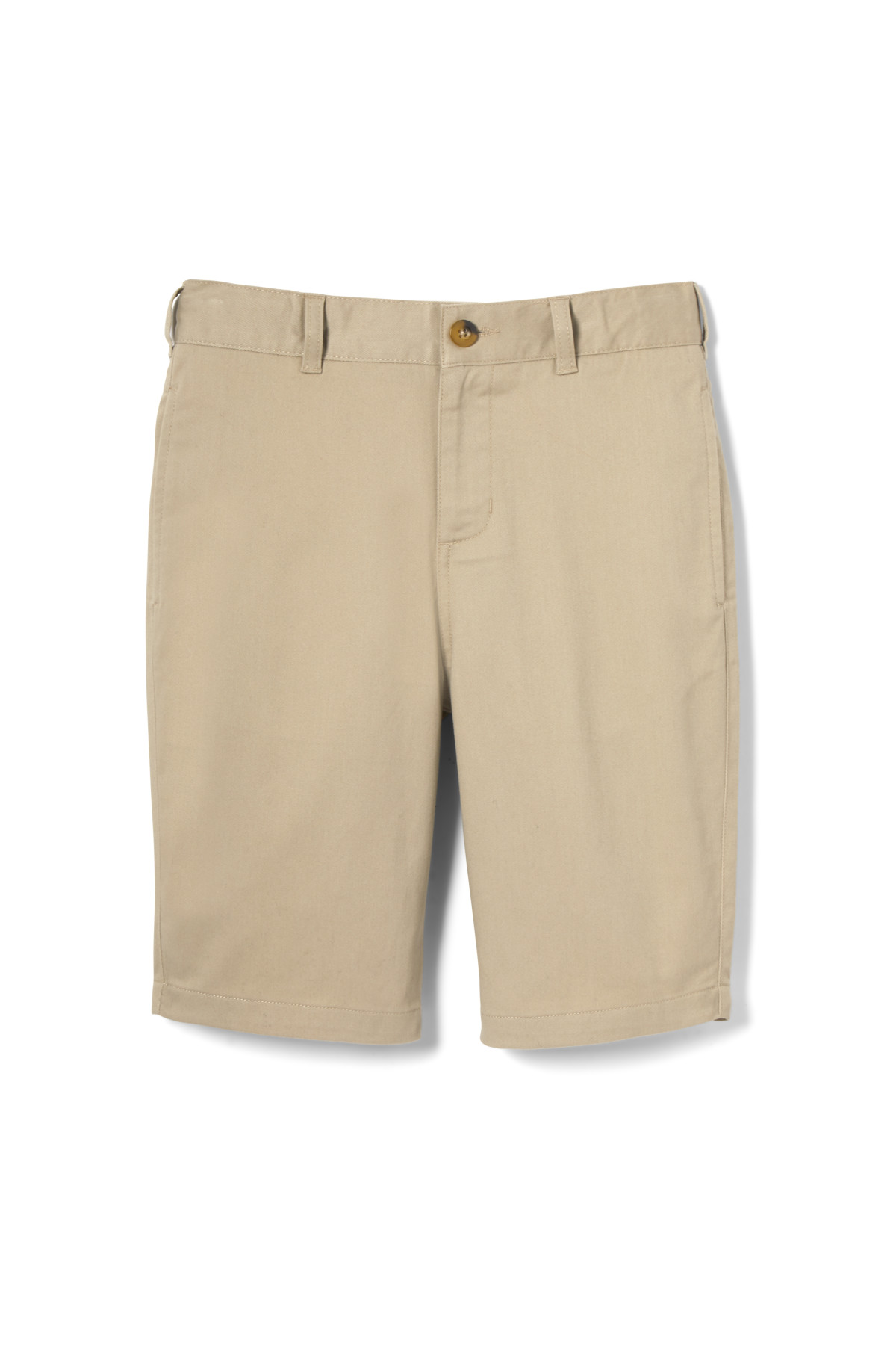 Boys’ Flat Front Stretch Twill Short - French Toast