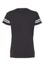 back view of  Adult Womens Footbal V-Neck Tee opens large image - 2 of 3