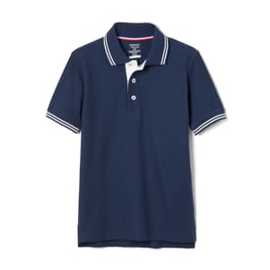 front view of  Short Sleeve Pique Polo Shirt with Harmony Logo