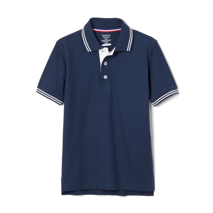 Short Sleeve Pique Polo - School Uniforms - French Toast