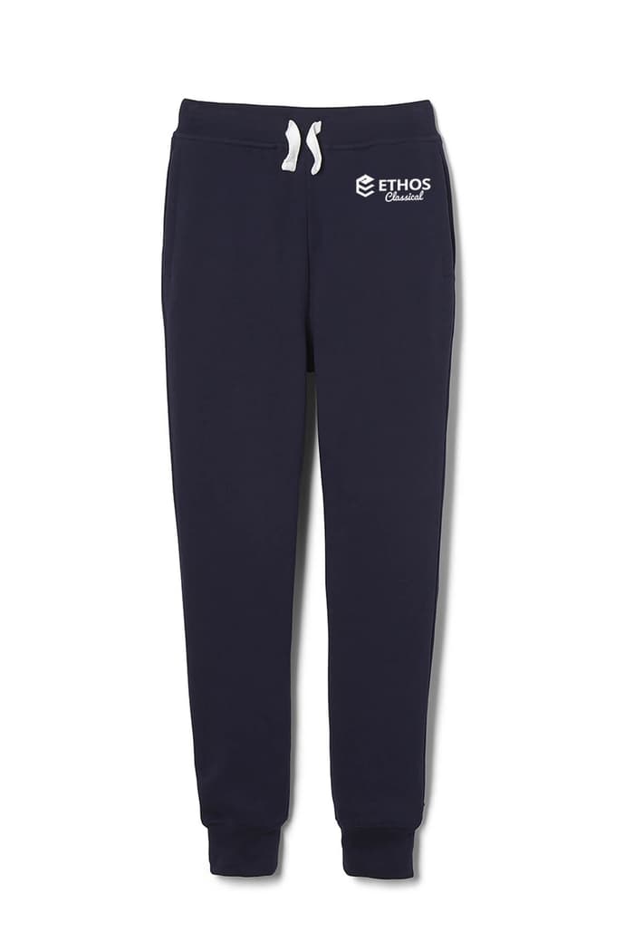 Front view of Ethos Classical fleece jogger