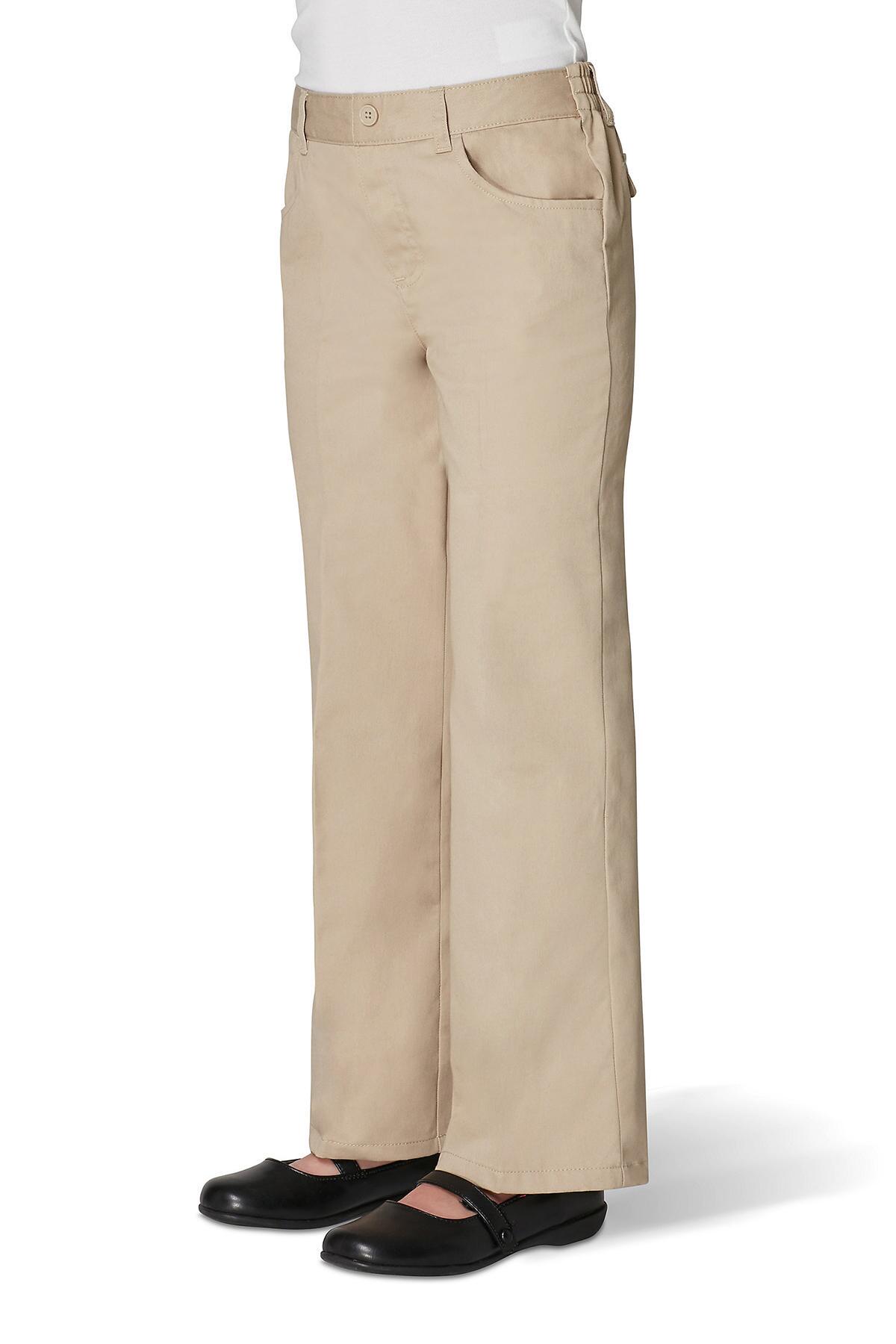 French Toast Girls Pull-On Twill Pant