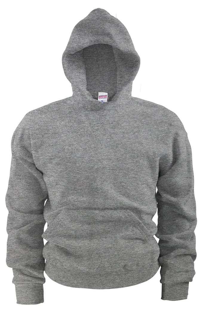 front view of  Juvenile Classic Hooded Sweatshirt - FINAL SALE