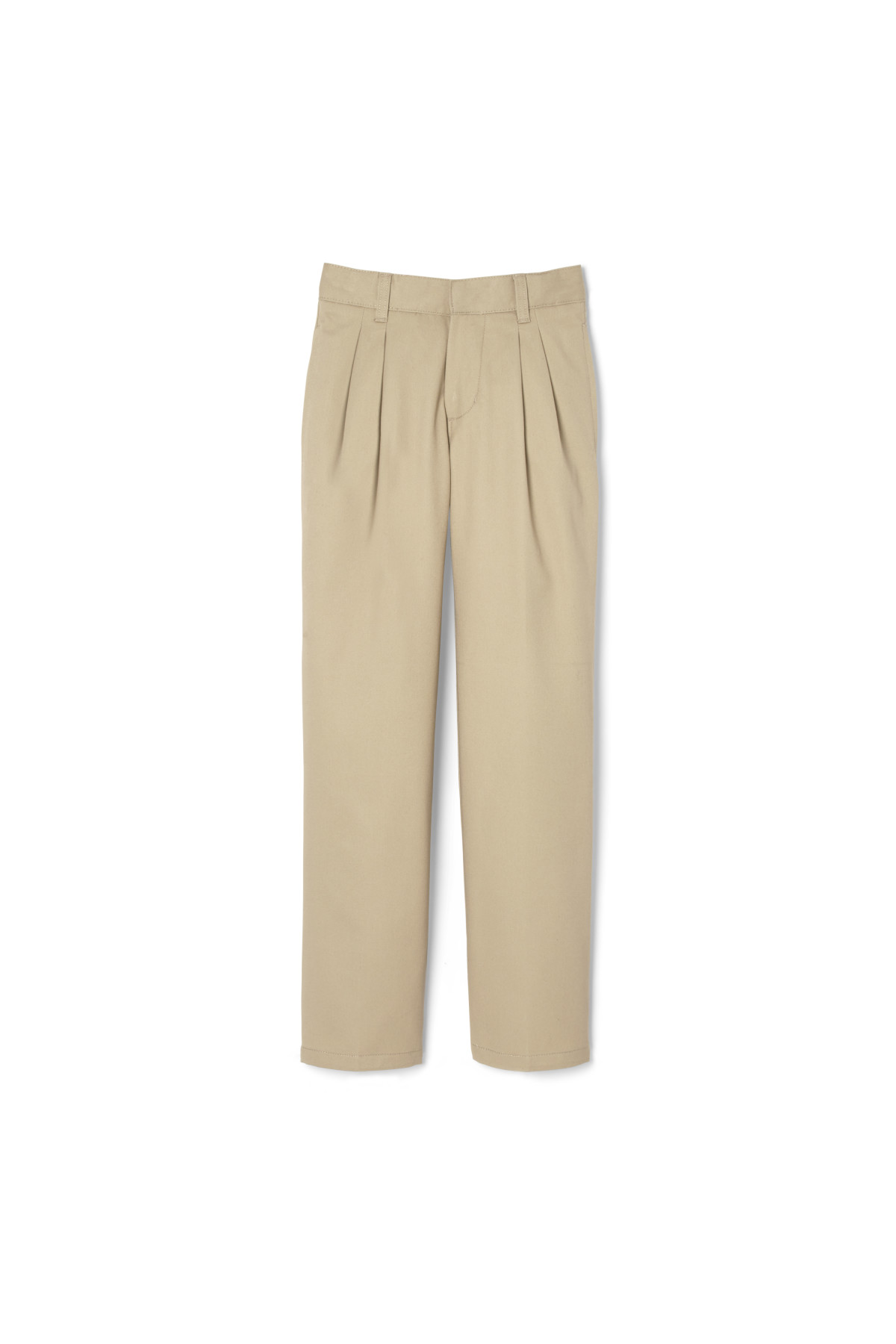 Adult Pleated Double Knee Pant - French Toast