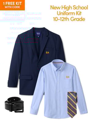  of High School Uniform Kit 10th-12th Grade Option 1 (One FREE kit w/code) 
