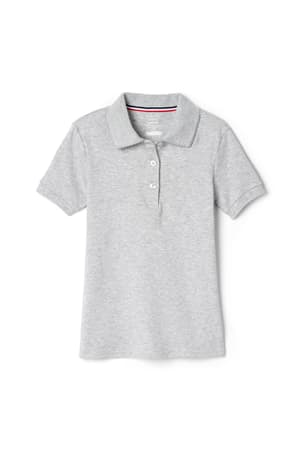 of Short Sleeve Fitted Interlock Polo with Picot Collar (Feminine Fit) 