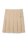 Front view of Pleated Two-Tab Skort opens large image - 1 of 4