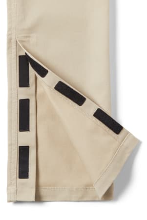detail view of leg EZ-Closure of  Girls' Adaptive Straight Leg Pant - FINAL SALE