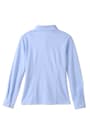 Back View of New! Long Sleeve Knit Oxford Blouse with Success Academy Logo opens large image - 2 of 2